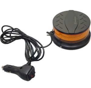 LED forgó jelzőfény, mágneses vagy fix rögzítésű, 16W, 12-24 V, E-Mark