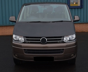 Motorháztető borítás, kompatibilis a VW Transporter T5 2010-2014 modellekkel, fekete színű