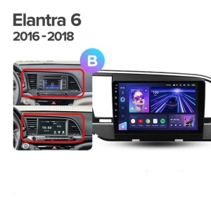Navigatie Auto Teyes CC4L DTS Hyundai Elantra 6 2015-2018 6+64GB 9" QLED Qualcomm 2Ghz, Android 4G Bluetooth 5.1 DSP - Varianta B - Img 3