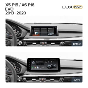 Navigatie Auto Teyes Lux One BMW X6 F16 2015-2019 EVO 6+128GB 12.3" IPS Octa-core 2Ghz, Android 4G Bluetooth 5.1 DSP - Img 3