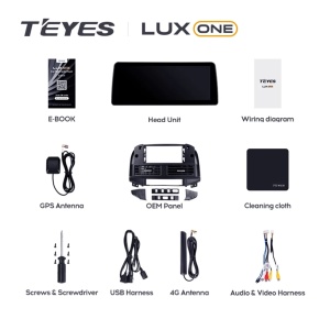 Navigatie Auto Teyes Lux One Hyundai Santa Fe 2 2007-2012 4+32GB 12.3" IPS Octa-core 2Ghz, Android 4G Bluetooth 5.1 DSP - Img 6