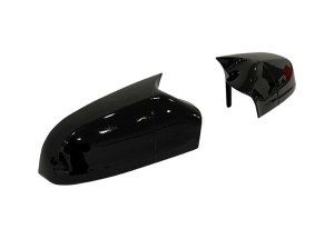 Opel Astra H 2004-2009 fényes fekete Batman stílusú tükörborítás - Img 3