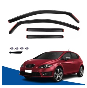Paravanturi auto compatibile cu Seat Leon II 2006-2012 fata-spate - Img 2