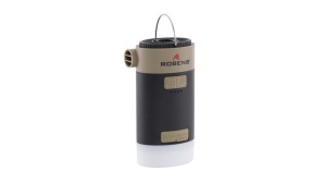 Pompa de umflare 3 in 1 , cu panou solar incorporat, baterie externa si lampa de veghe, Robens Conival 3 in 1 - Img 1