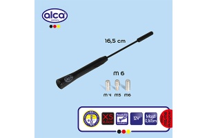 PÓTLÓ UNIVERZÁLIS ANTENNA 16,5 CM FEKETE - Img 4