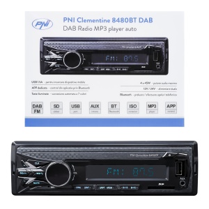RADIO MP3 PLAYER AUTO DAB SI RDS PNI CLEMENTINE 8480BT 4X45W, 12/24V, CU SD, USB, AUX, RCA, BLUETOOTH SI USB 1.5A - Img 6