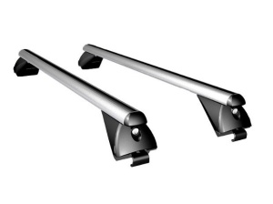 Set 2 bare portbagaj transversale, Universal, lungime bare 135 cm, cu prindere pe bare longitudinale integrate
