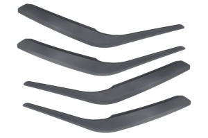 Set 4 Manere plastic interior, NEGRE compatibil BMW X1 E84 2009-2015