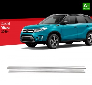 Set 4 ornamente inox chedere geamuri SUZUKI VITARA 2015-> - Img 4