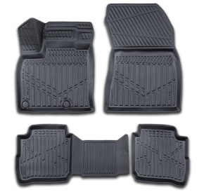 Set covorase auto cauciuc Nissan Qashqai III E-power 2021->, forma tavita 3D