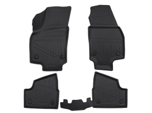Set covorase auto cauciuc Opel Astra H 2004-2013, forma tavita 3D