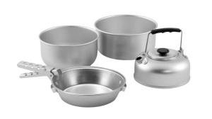 Set de gatit pentru 4 persoane, Easy Camp Adventure Cook Set L