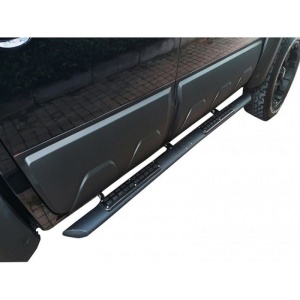 Set Protectii laterale pentru usi compatibile VW Amarok 2010->, plastic ABS, calitate Premium - Img 2