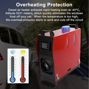 Soba incalzitor diesel portabil putere 8Kw 12V 24V pentru rulote camping - Img 5