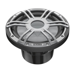 Subwoofer Marine Hertz HMS 10 S2-LD-G / SW, Negru / Alb, 250mm, 250W RMS, 2Ω - Img 3