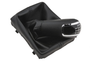 Váltógomb kerettel és hüvellyel Audi A4 B8 2007-2015, A5 2007-2017, A6 C6 2004-2011, Q5 2008-2017, 6 sebességes