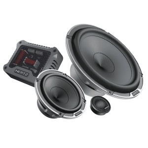Ηχεία αυτοκινήτου Hertz Mille Pro MPK 163.3, σετ συστήματος 3 δρόμων, 165 mm, 150 W RMS, 4 Ω, 6 ηχεία + αξεσουάρ