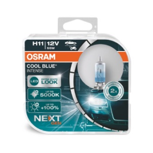 2 db-os izzókészlet 12 V-os H11 55 W-os hideg kék intenzív NextGen OSRAM - Img 2
