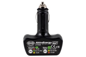 AKKUMULÁTORTESZTER (szivargyújtó) AKKUENERGY PREMIUM 12 V - Img 2