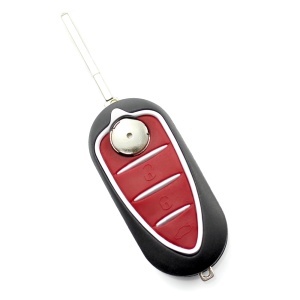 Alfa Romeo - Carcasă cheie - tip briceag, cu 3 butoane