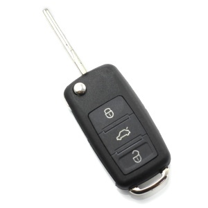 Audi A8 - Carcasă cheie tip briceag cu 3 butoane, fără buton de panică