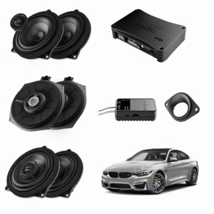 Audison Plug&Play audiorendszer csomag BMW K4E K4E-hez + AP 8.9bit 520W erősítő + Dedikált csatlakozási lehetőségek - Img 1
