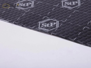 Autó hangszigetelő prémium STP fekete-ezüst műhely, 1,8 mm, 0,8 m2, ömlesztett kiszerelés - Img 3