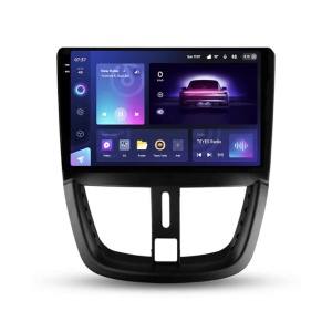 Auto Navigáció Teyes CC3 2K Peugeot 207 2006-2015 4+64GB 9.5" QLED Octa-core 2Ghz, Android 4G Bluetooth 5.1 DSP