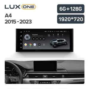 Autós navigáció Teyes Lux One Audi A4 B9 2016-2023 6+128GB 12.3" IPS Octa-Core 2.0 GHz Android 4G DSP Bluetooth 5.1 - Img 2