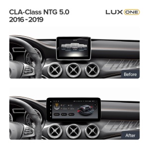 Autós navigáció Teyes Lux One Mercedes-Benz CLA C117 2016-2019 NTG 5.0 6+128GB 12.3" IPS Octa-Core 2.0 GHz Android 4G DSP Bluetooth 5.1 - Img 2