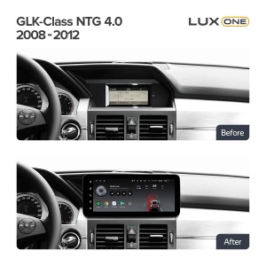 Autós navigáció Teyes Lux One Mercedes-Benz GLK X204 2008-2012 NTG 4.0 6+128GB 12.3" IPS Octa-Core 2.0 GHz Android 4G DSP Bluetooth 5.1 - Img 2