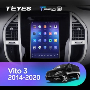 Autós navigáció Teyes típusa Tesla TPRO 2 Mercedes-Benz Vito 3 2014-2020 3+32GB 9.7" QLED Octa-core 1.8Ghz, Android 4G Bluetooth 5.1 DSP - Img 2