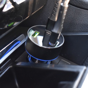 AUTÓS TÖLTŐ 1xUSB QC3.0 + 1xUSB 2.4A + 1xUSB C típusú 42W - Img 1