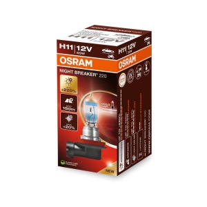 BEC 12V H11 55 W NIGHT BREAKER +220% OSRAM - Img 2