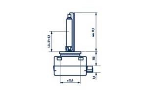 BEC XENON 42V D3S 4000 K NARVA