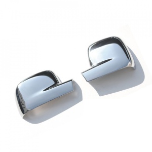 Capace cromate de oglinda compatibil VW T5 Transporter / Caravelle / Multivan 2004-2010, plastic ABS, pentru volan pe dreapta - Img 2