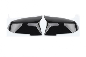 Capace oglinda compatibile cu BMW seria 5 E60 2003-2010 Negru lucios Batman Style