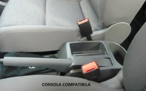 Cotiera auto VW Caddy 2004-2015, negru, Material textil - Img 4