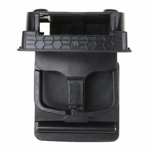 Fekete pohártartó a hátsó kartámaszba, kompatibilis a VW Golf V 2004-2009, Golf VI 2008-2012, Jetta 2005-2010 modellekkel. - Img 4