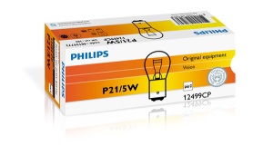 Fékizzó P21/5W 12V 10 darabos készlet Philips