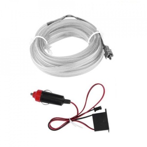 Fir cu neon 2 Metri, 12V culoare alba