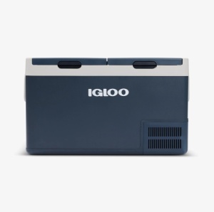 Frigider cu compresor dual-zone Igloo ICF 80DZ, 12/24/220V, 83 litri
