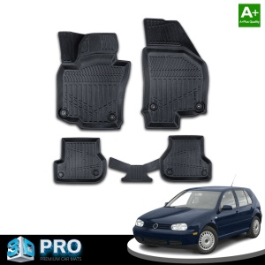 Gumi autószőnyeg szett VW GOLF IV 4 1997-2003, VW Bora 1998-2005 3D tálca alakú - Img 2