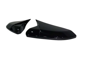 Honda Civic FC5 2016-2021-es modellel kompatibilis tükörborítások, fényes fekete, BATMAN stílusú - Img 2