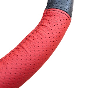 HUSA VOLAN PIELE NATURALA PERFORATA ROSU 37-39 CM MEGA DRIVE - Img 3