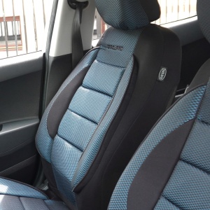 Huse universale premium pentru scaune auto albastru+negru - Img 3