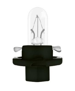 INDIKÁTOR IZZÓ BX8.4D FEKETE FOGLALAT 12V 1.2W KÉSZLET 10 DB OSRAM