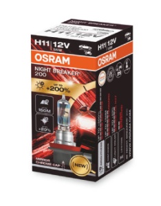 IZZÓ 12V H11 55W NIGHT BREAKER +200% OSRAM - Img 2