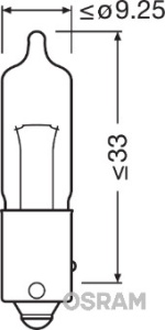 Izzó 12V HY21W Ultra Life Osram