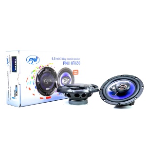KOAXIÁLIS AUTÓS HANGSZÓRÓK PNI HIFI650, 120W, 16,5 CM, 3 ÚT, RÁCS TARTOZÉK, 2 DB-OS KÉSZLET - Img 4